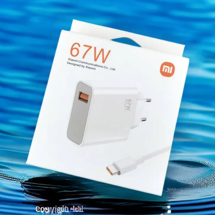 Poco F5 Charger 67W Original Xiaomi Turbo Fast Charge Adapter 6A Usb Type C Cable for Mi 13 Redmi Note 12 Pro Poco X5 X4 GT F4. 