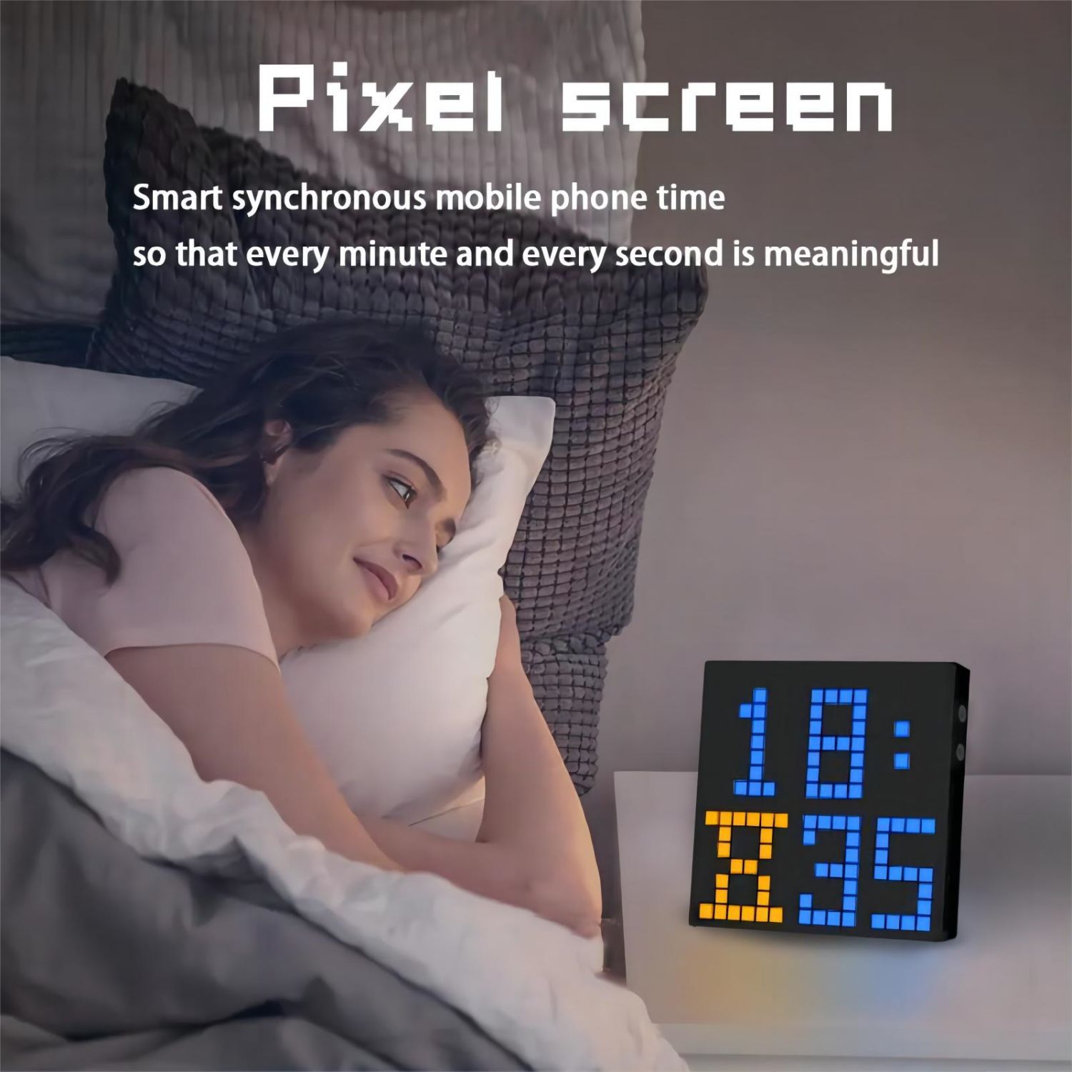 Smart LED Matrix Pixel Display RGB DIY Graffiti Bluetooth App Control Art Display For Gaming Room Decor Cool Animation Frame. 