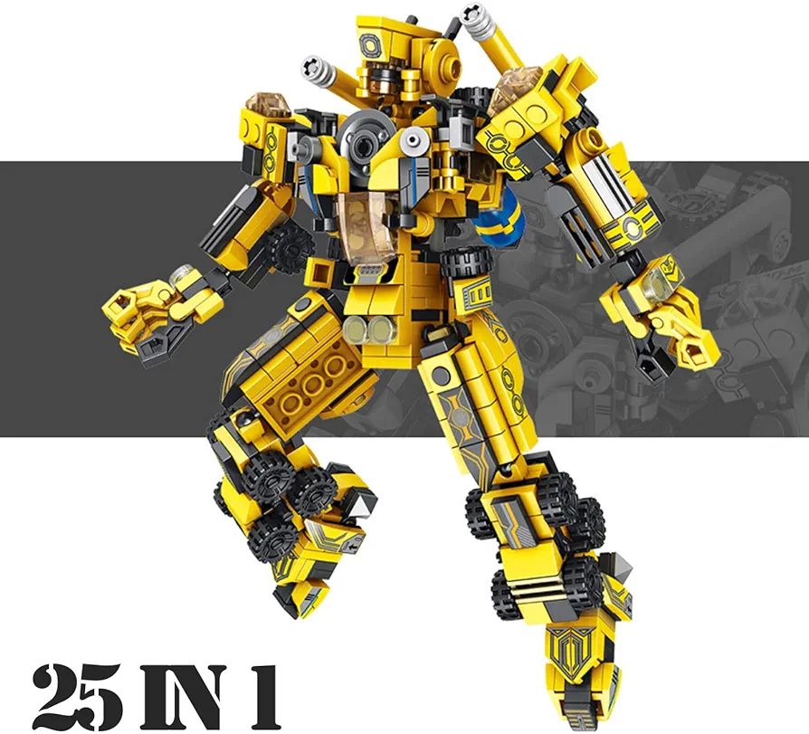 STEM Building Toys for Kids, 573 PCS Robot Building Toys 25-in-1 STEM Construction Learning Building Bricks Engineering Blocks Kit Toys for Boys Girls Kids Age 6 7 8 9 10 11 12 Year Old. 