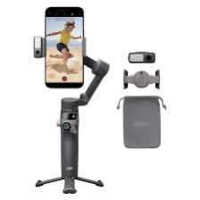 DJI Osmo Mobile 7P Gimbal Stabilizer for iPhone, Android, Native Tracking, Lighting, 3-Axis Phone Gimbal, Quick Launch, One-Tap Edit, Built-in Extension Rod & Tripod, 10hrs Use, Phone Charging. 