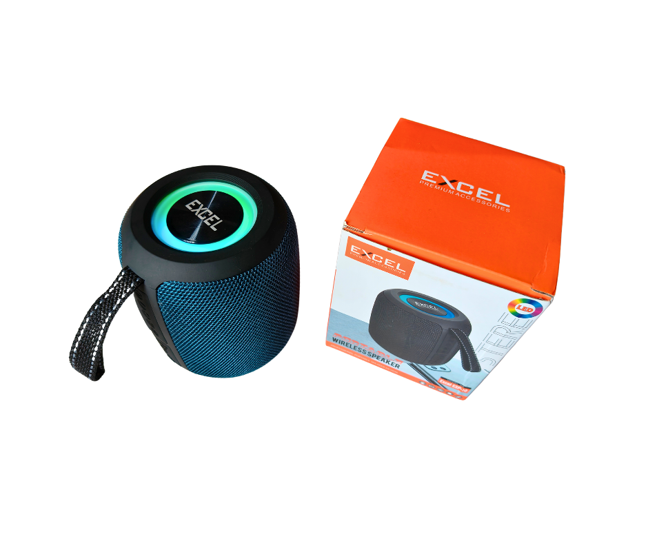 EXCEL ESP-10 High Quality Bluetooth Speaker 10W Multi-Media Bluetooth Party Speaker with RGB Lights, USB, SD Card, Handsfree Calling with TWS Function. 