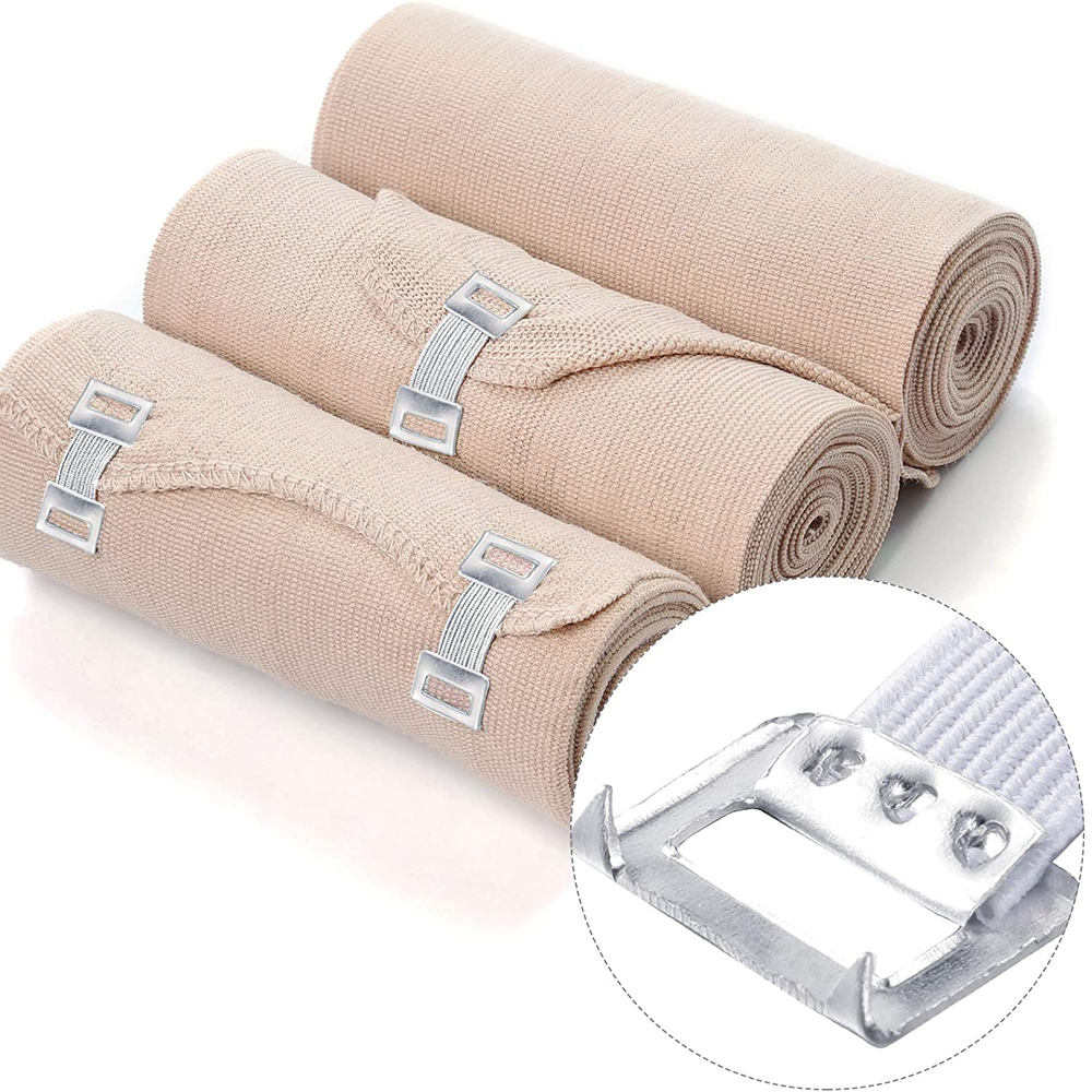 QMWWMQ 10Pcs/Set Elastic Bandage Clips Bandage Wrap Clips Stretch Metal Clips Replaceable Wrap Clips for Various Types Bandages. 