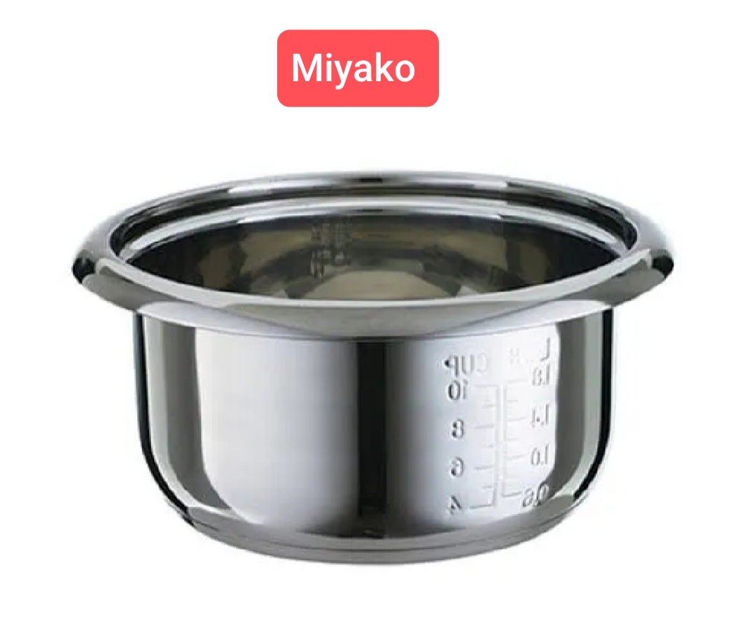Miyako rice cooker stainless steel inner pot litre) Daraz