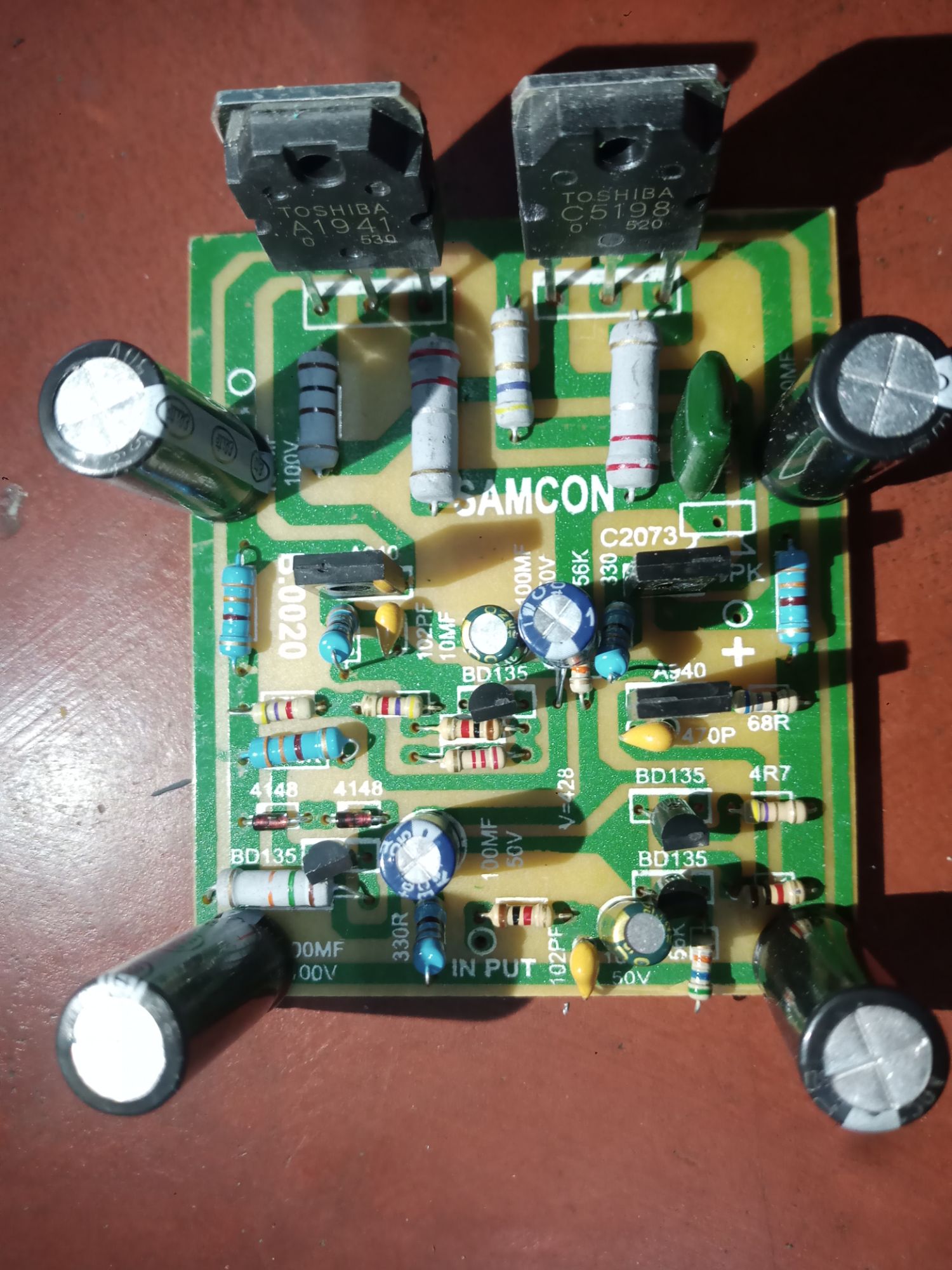 2 transistor amplifier Circuit A1941-C5198. 