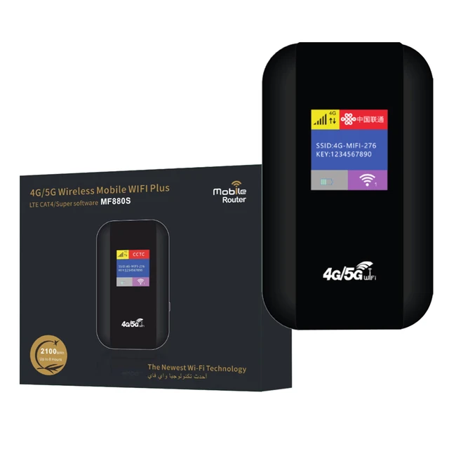 Wireless Pocket modem/ Router 4g lte with sim card for home Suitable for Laptop wifi portable carte sim DNXT MF880S