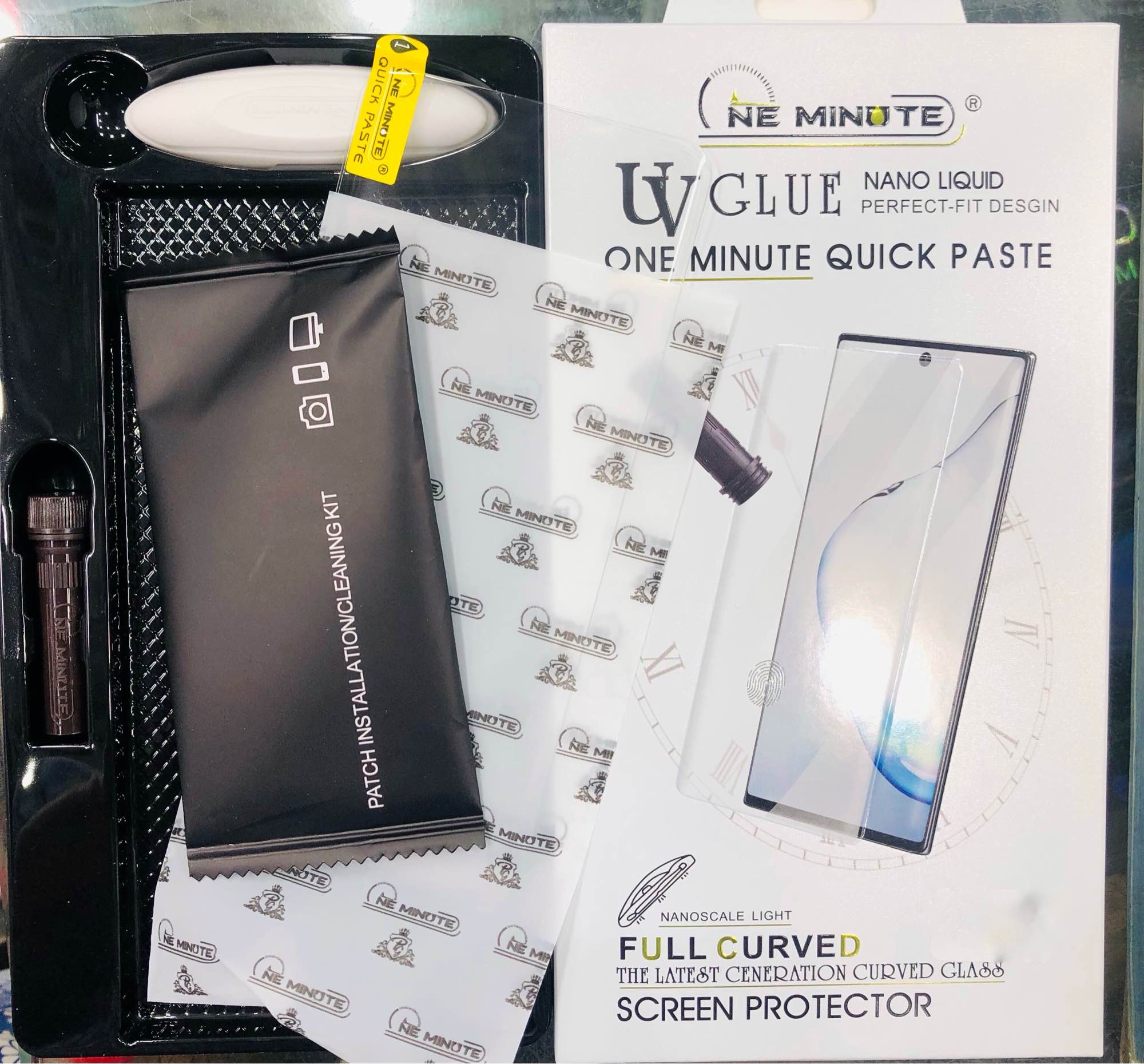 UV Glue Curved Tempered Glass Screen Protector For Infinix Hot 50 Pro Plus Screen Guard Gorilla Glass Protector With Easy Installation Kit (Infinix Hot 50 Pro +). 