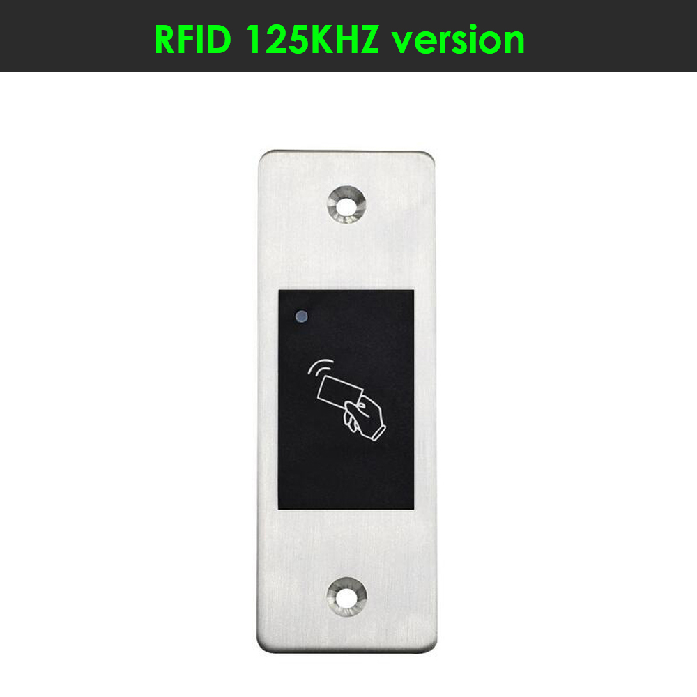 lP66 Waterproof Metal Embedded Access Control Machine RFID 125KHZ Induction Fingerprint Access Control All-in Machine. 