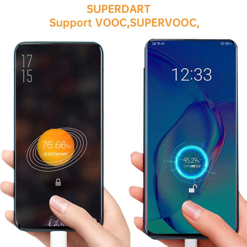 For Realme 80W SUPERDART Fast Charger Cable USB Type C 8A For Realme GT Neo 3 3T Q5 Pro. 