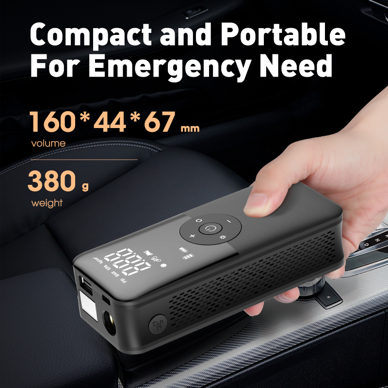 CARSUN Rechargeable Air Pump Tire Inflator Portable Compressor Digital Cordless Car Tyre Inflator For Motocycle Bicycle Balls. 