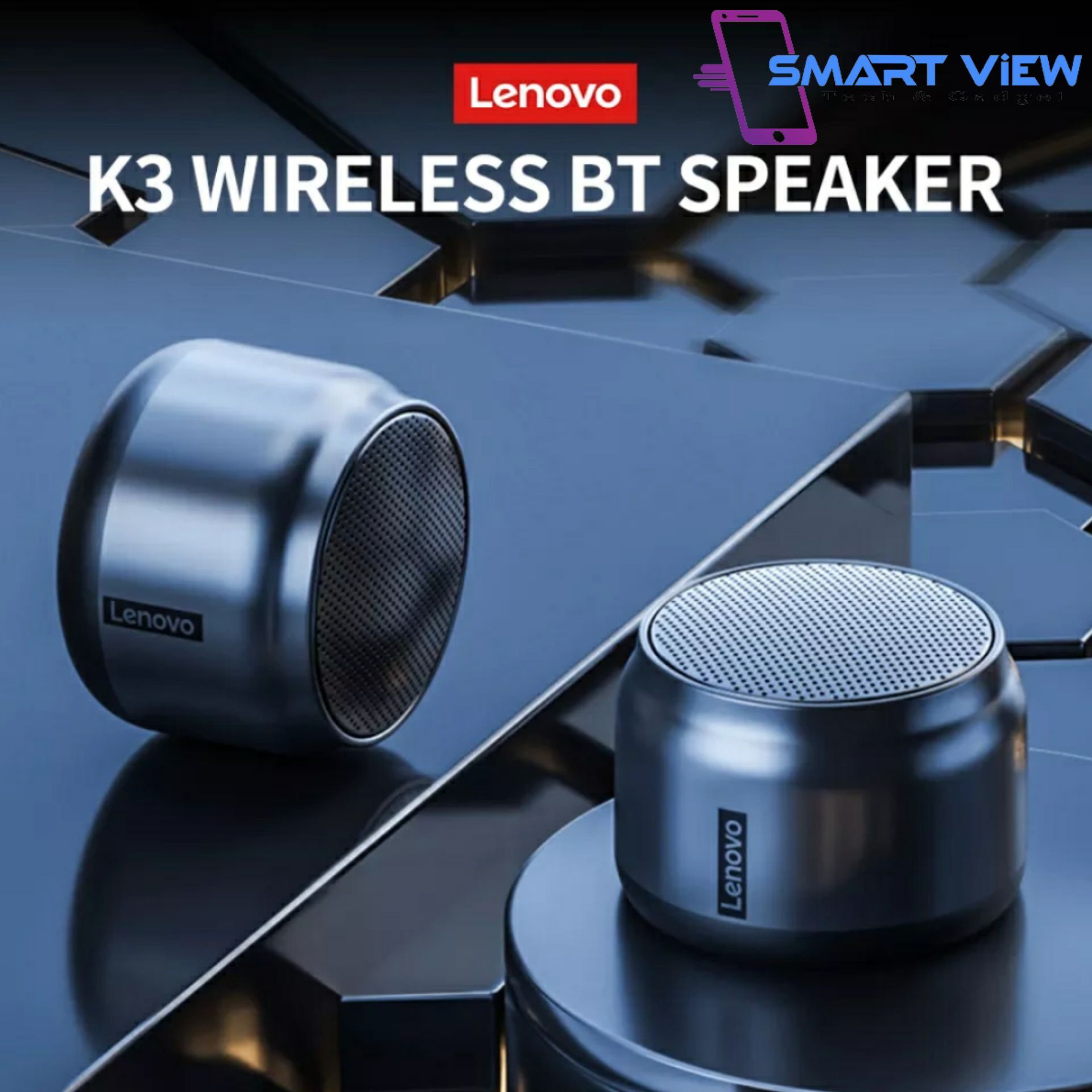 Lenovo K3 Wireless BT Speaker Portable Wireless Stereo Speaker Audio Player 3D Stereo Surround Sound Long Endurance Time