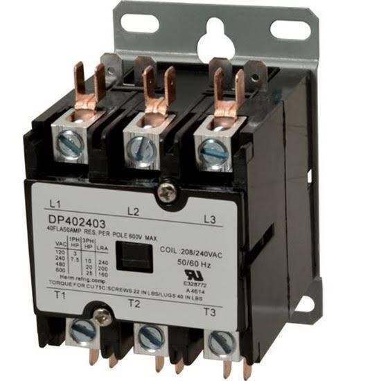 Definite Purpose Motor Control 220/440V 3P 20 to 50A same price (heater magnetic contactor for motor). 