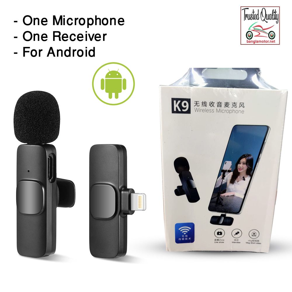 K9 Wireless Dual Microphone For Iphone And Android
