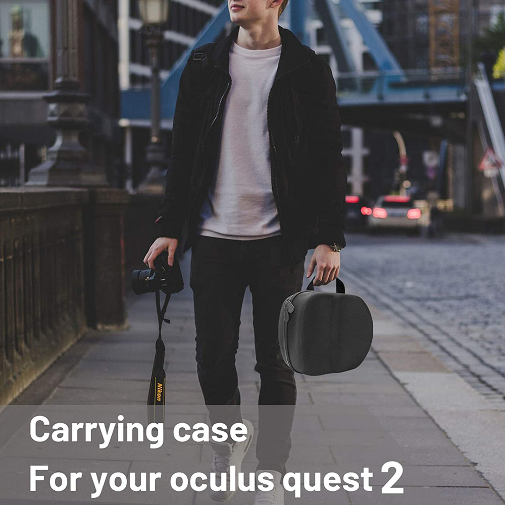 New Hard Travel Case Storage Bag For Oculus Oculos Quest 2 VR Headset Portable Convenient Carrying Case Controllers Accessories. 