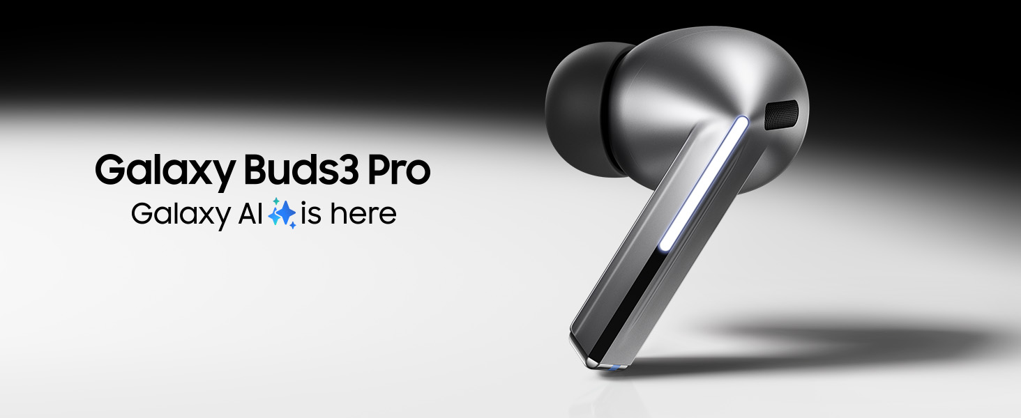 Samsung Galaxy Buds 3 Pro AI Adaptive ANC Wireless Earbuds. 