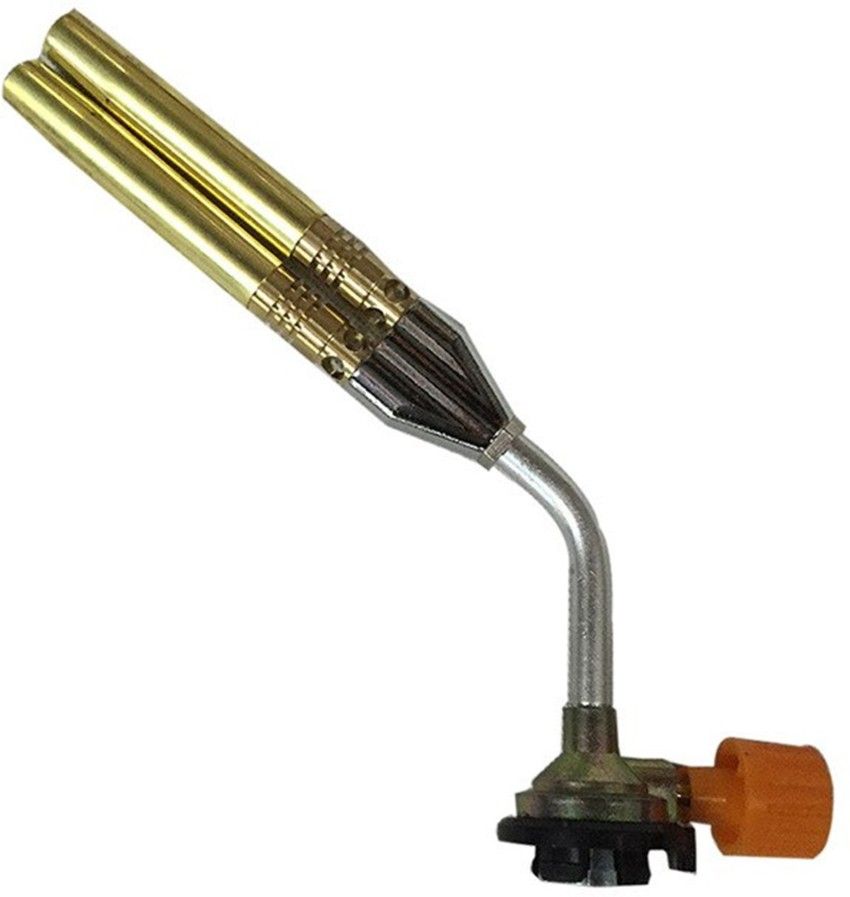 Butane Jet Flame Torch Double Tube Brazing Gas Blowtorch Flambe Torch. 