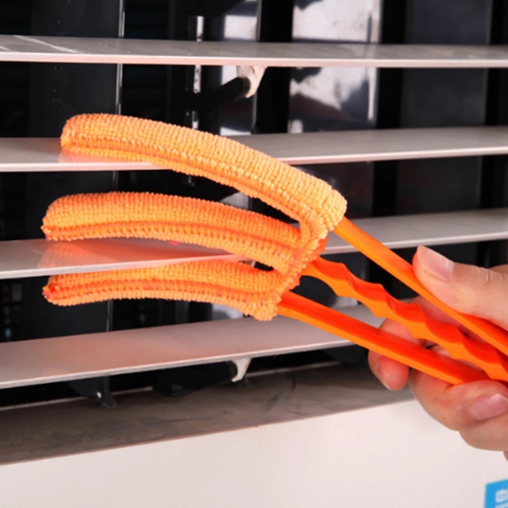 1pc Microfiber Blind Duster – Flexible Dual-Slat Cleaner for Dust ...