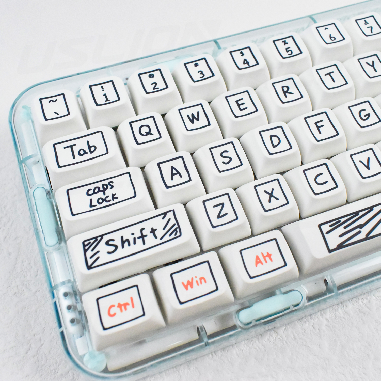 Graffiti Keycap XDA Profile PBT Keycaps 125 Keys For Mx Switch Mechanical Keyboard Custom Cute Anime Key Caps personalizadas Set. 