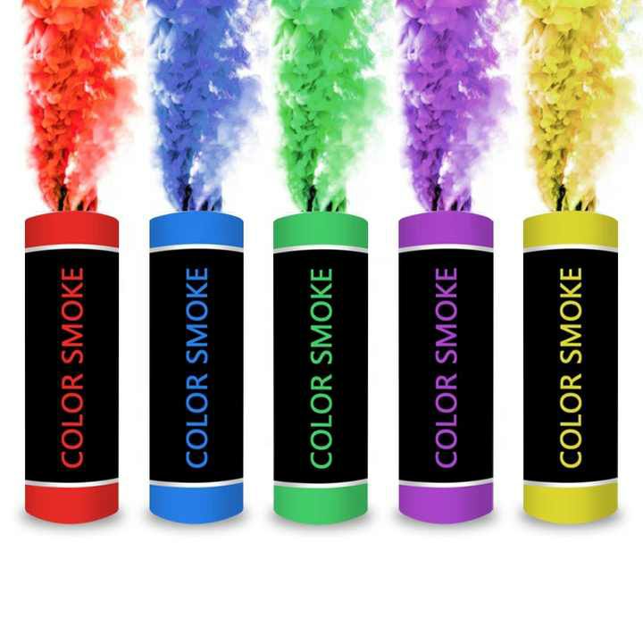 4 Colour Smoke Color Bomb - 4 pcs. 