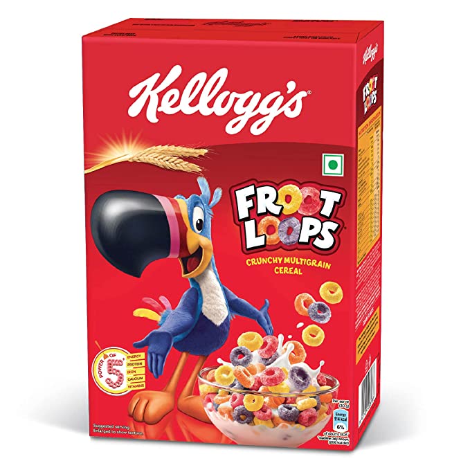 Kellogg's Froot Loops Crunchy Multigrain Breakfast Cereal 285g