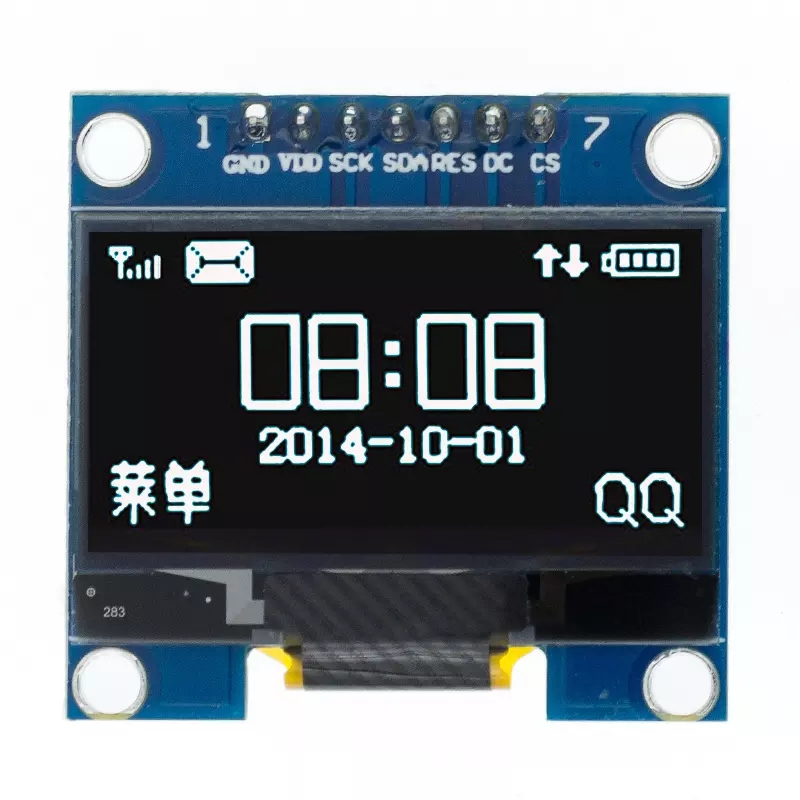 1.3" OLED Module 1.3 inch Display Module White/Blue 128X64SPI/IIC I2C Communicate Color 1.3 Inch OLED LCD LED Display Module. 