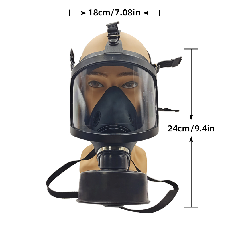 MF14/87 type gas mask full face mask chemical respirator filter self-absorption stimulation mask nuclear pollution protection. 
