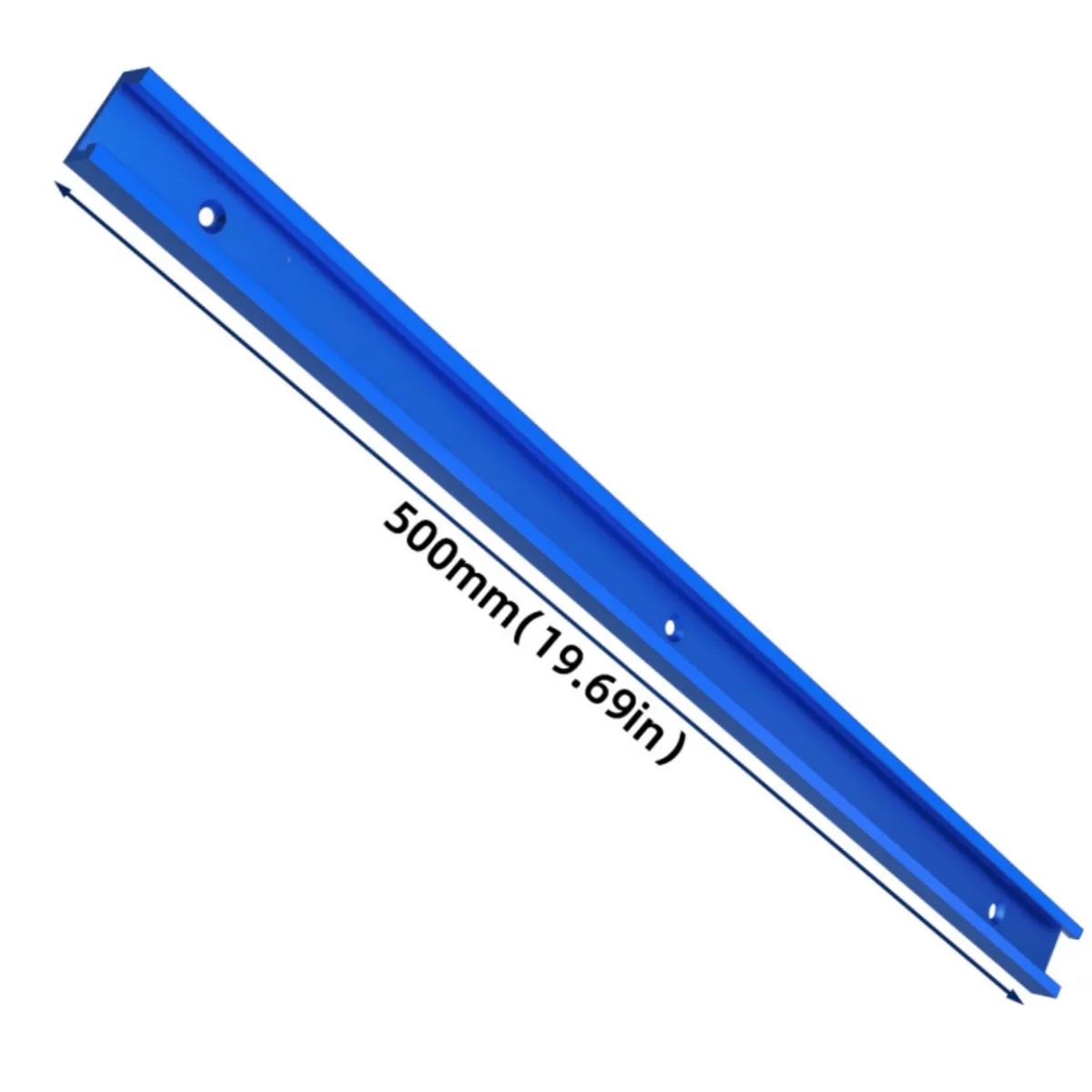 50cm T30 Track, T-Slider T Slot Miter Track Jig - Miter Gauge Guide Chute for Workbench Table Saw Router Table DIY Tools. 