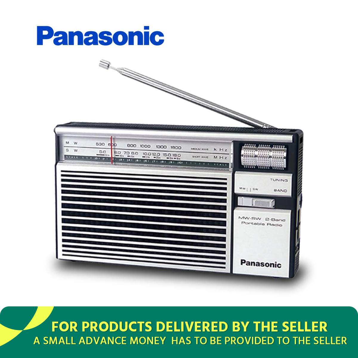 Panasonic R-218DD MW-SW 2-Band Portable Radio