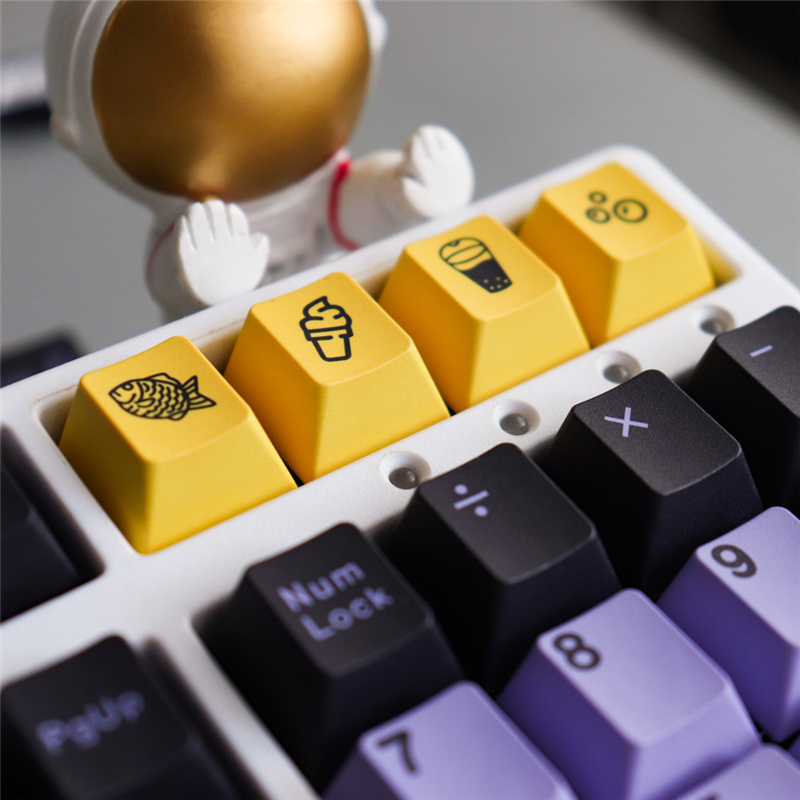 GMK Taro Cherry Profile Personalized Keycaps PBT Material 23/130 Keys DYE-SUB For Cherry MX Switch Mechanical Keyboard. 