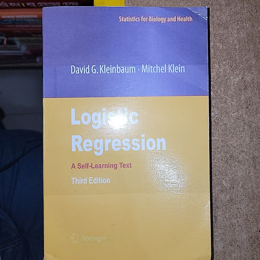 Logistic Regression By David G. Kleinbaum & Mitchel Klein