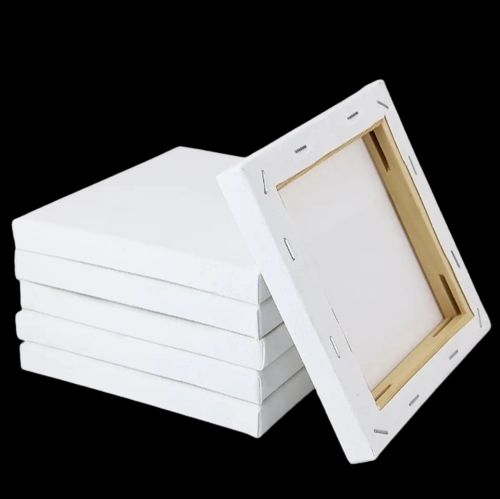শিল্পীদের জন্য 12 × 12 সেরা আকারের ক্যানভাস 3 পিস. 