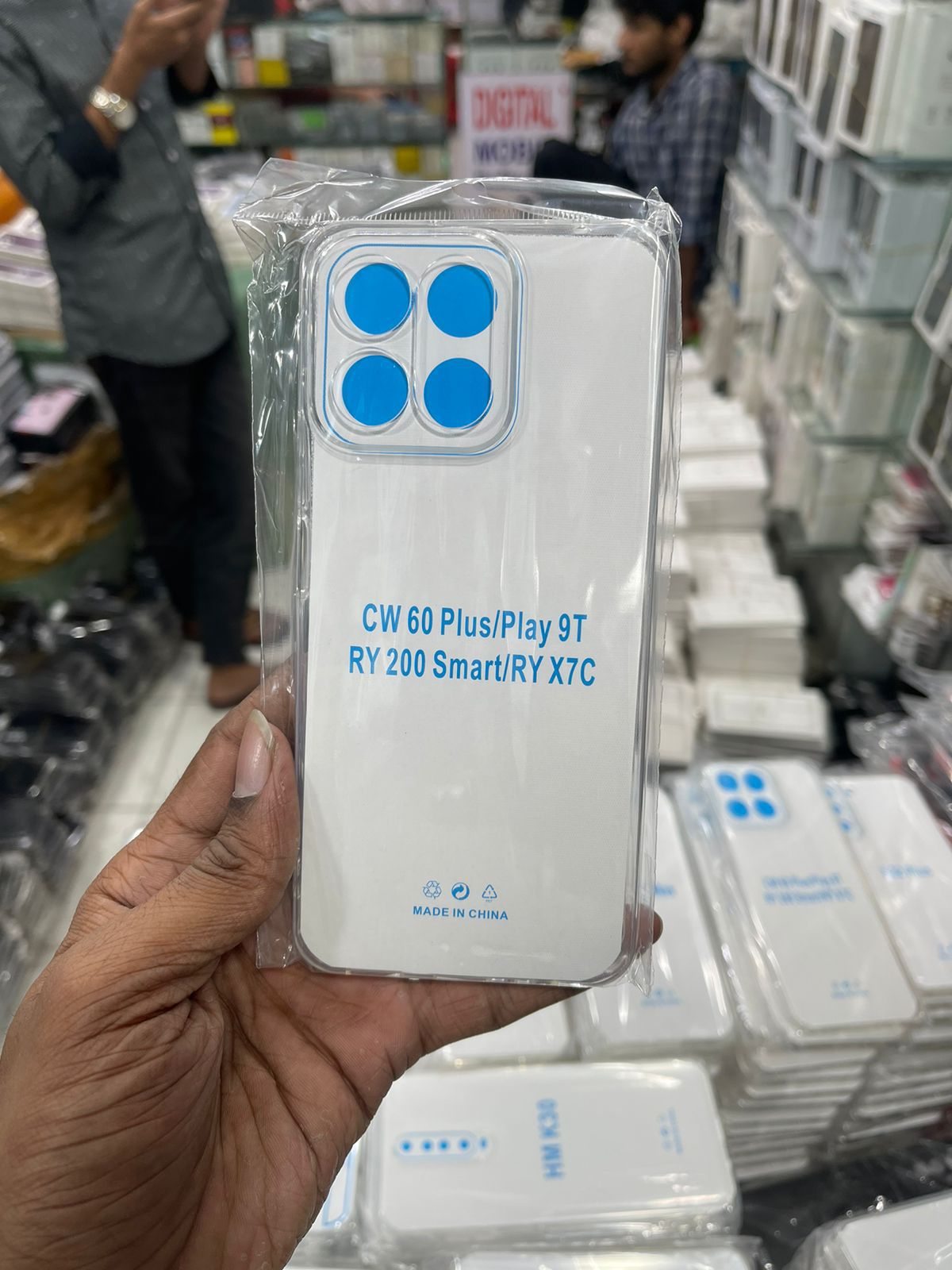 "Transparent Soft TPU Case for CW 60 Plus / Play 9T / RY 200 Smart / RY X7C. 