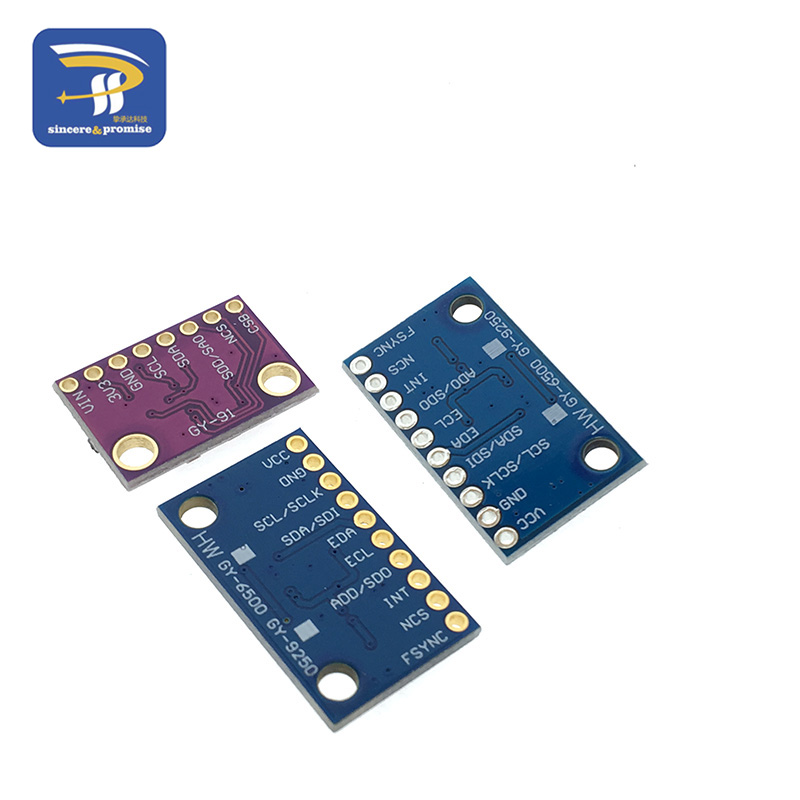 Original SPI/IIC GY-9250 BMP280 GY-91 MPU6500 MPU9250 6-Axis 9-Axis 10DOF Attitude Gyro+Accelerator+Magnetometer Sensor Module. 