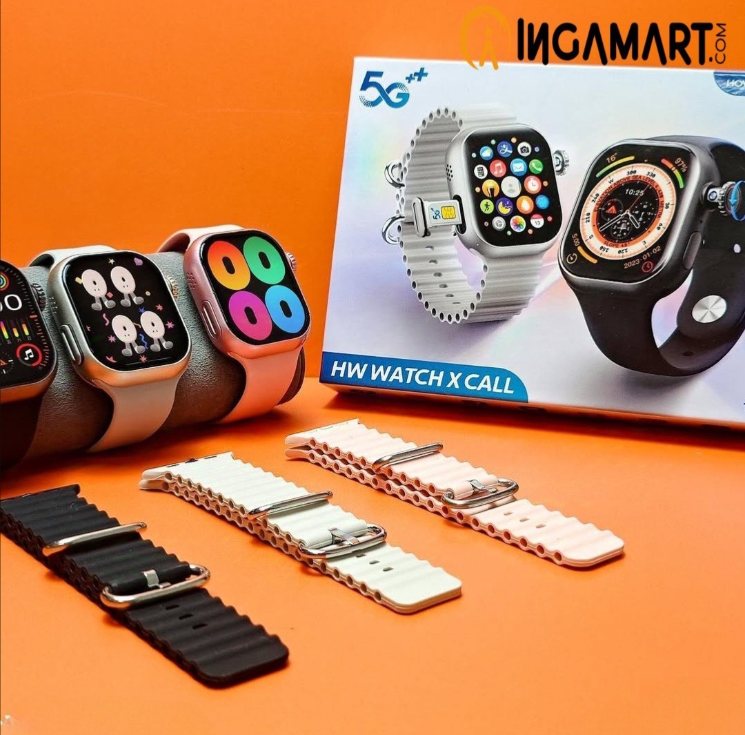 HOWEAR HW Watch X Call | 5G Android Smmartwatch (Ram-4GB+Rom-64GB) 180 Degree Rotational Camera Amoled Display 4G/5G Support for Men And Women. 