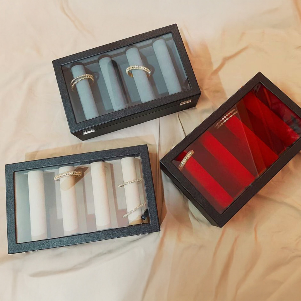 4 line  bangle storage box,churi box