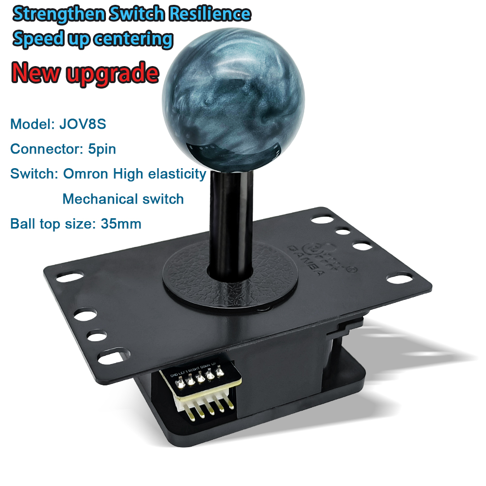 Qanba Gravity Mechanical Arcade Joystick Shafts Silent Lever JOV8S JCV8 Joystick Arcade Accessories Quick DIY Parts. 