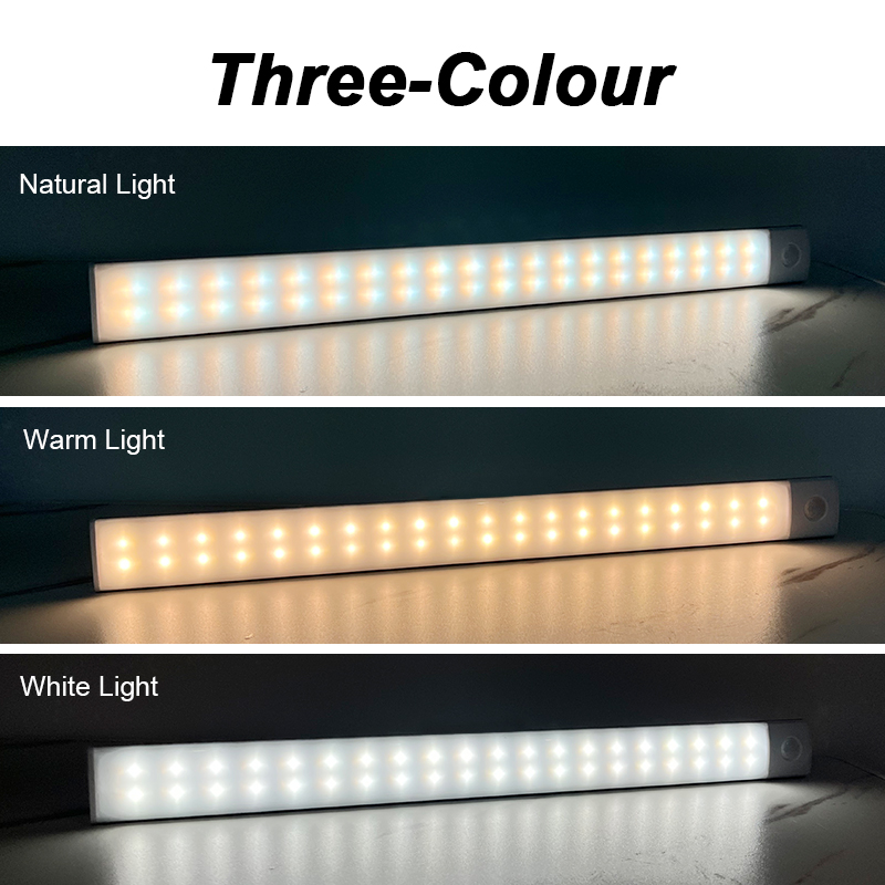 Ultra-thin Motion Sensor Light Wireless LED Night Lights Bedroom Decor Staircase Closet USB Rechargeable Kitchen Detector Lamp. 