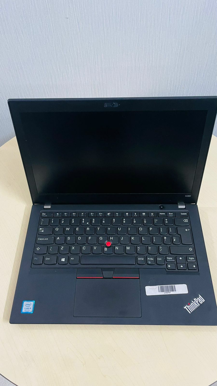 Lenovo Thinkpad X280 core i5 gen 8th Ram 8gb ssd 256gb (used laptop) display 12.5"