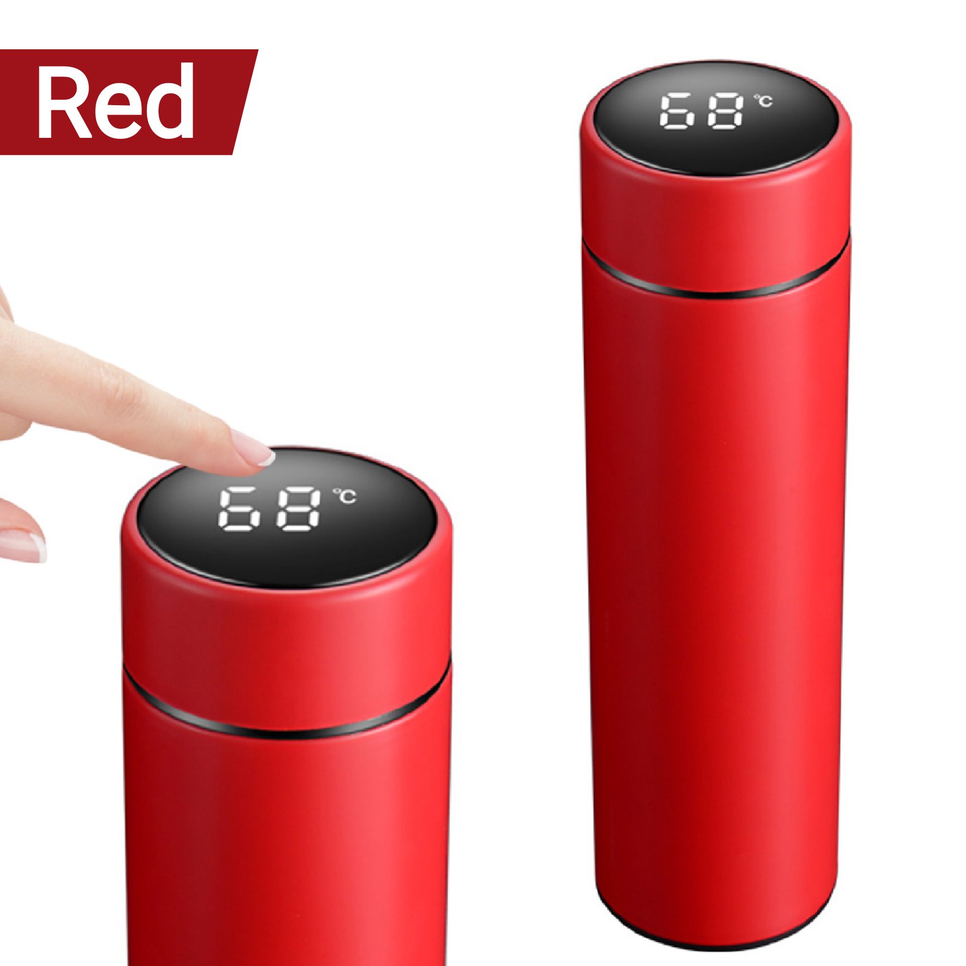 Touch Screen Stainless Steel 500MI Vacuum Flask Smart Temperature Water Cup Insulation