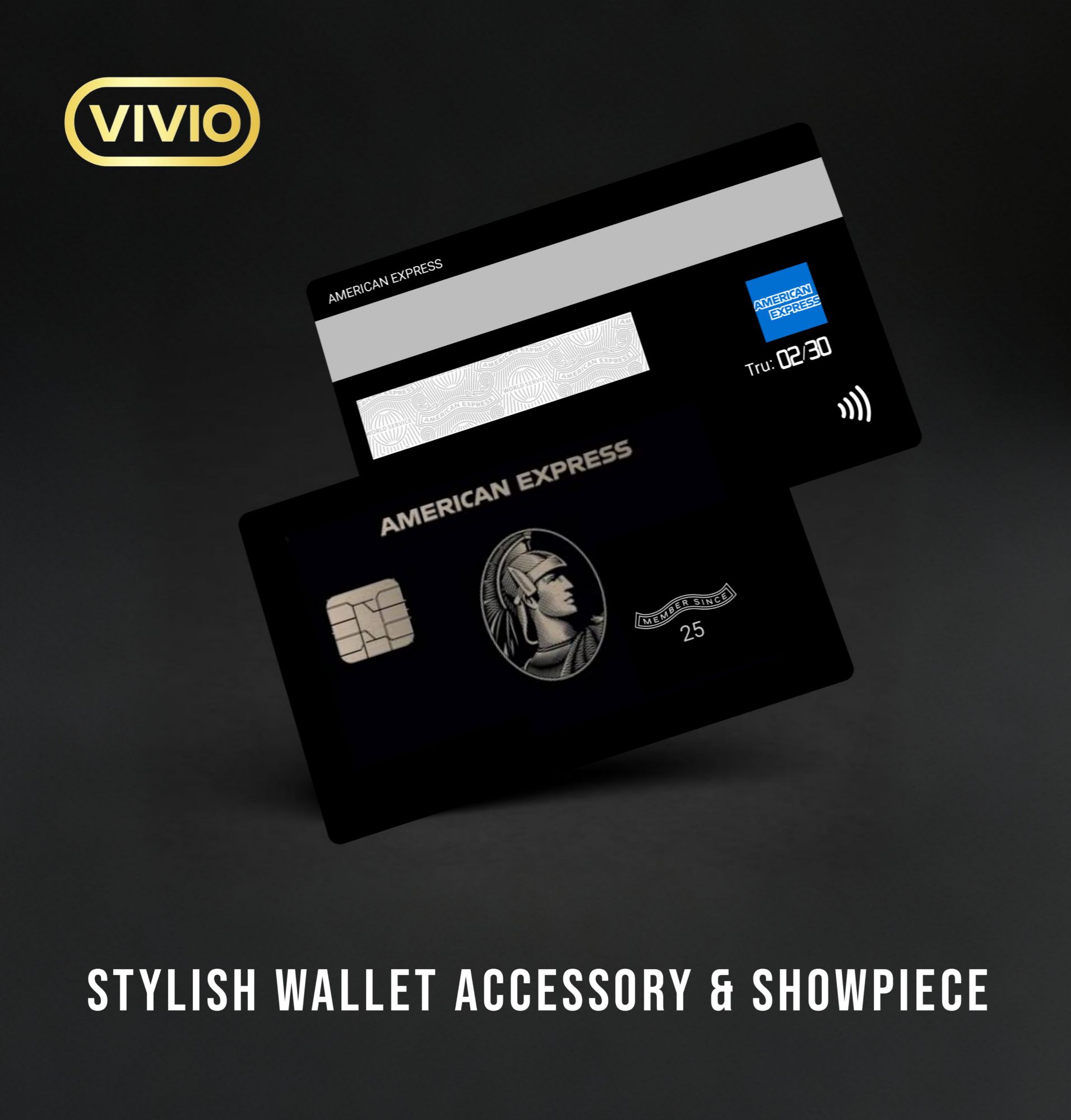 American Express / Premium Plastic Demo Card – Stylish Wallet Accessory & Showpiece (Non-Functional)