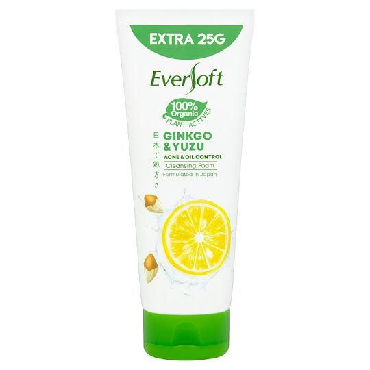 Eversoft Ginkgo & Yuzu Cleansing Foam (120gm)
