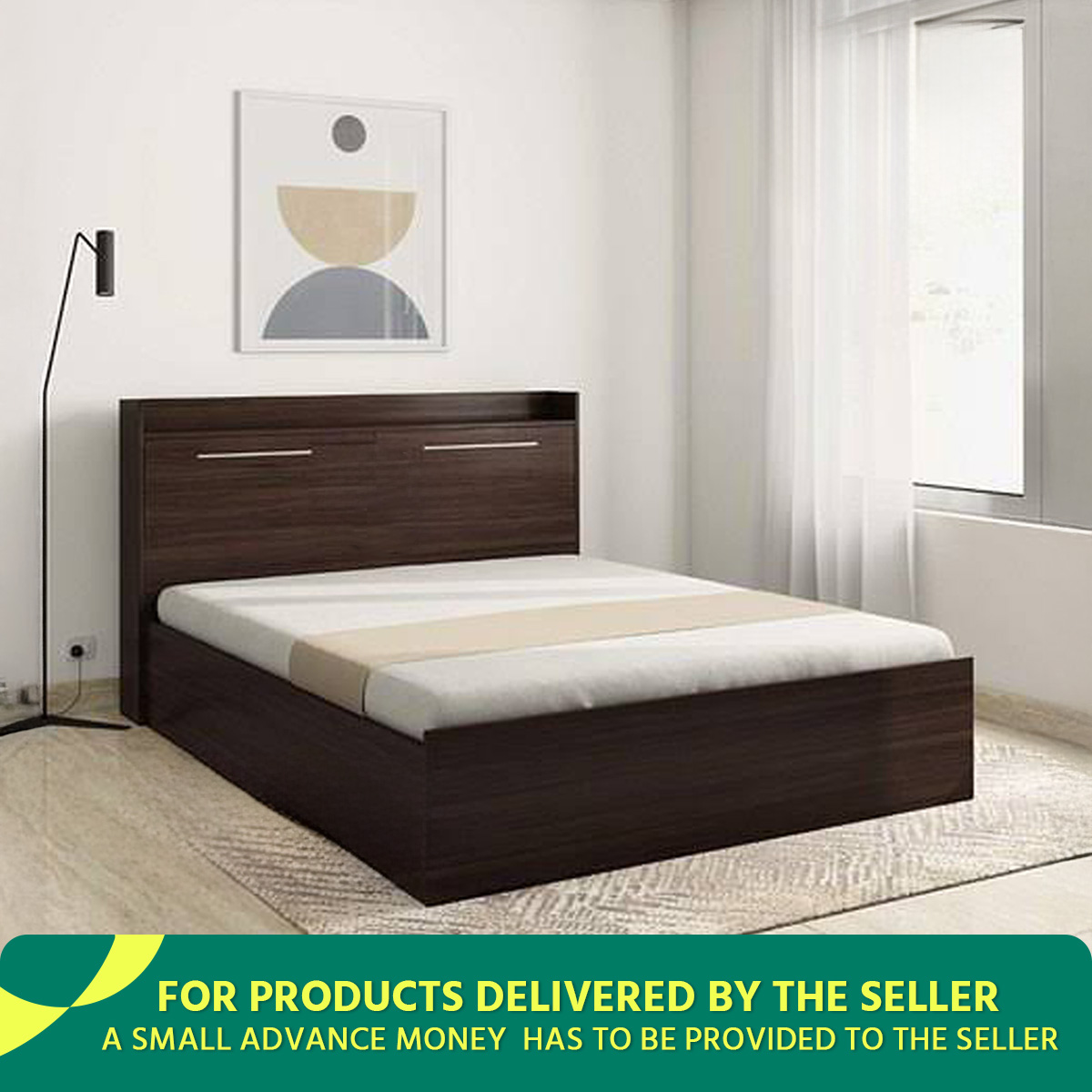 Simple (MDF) khat/bed King size