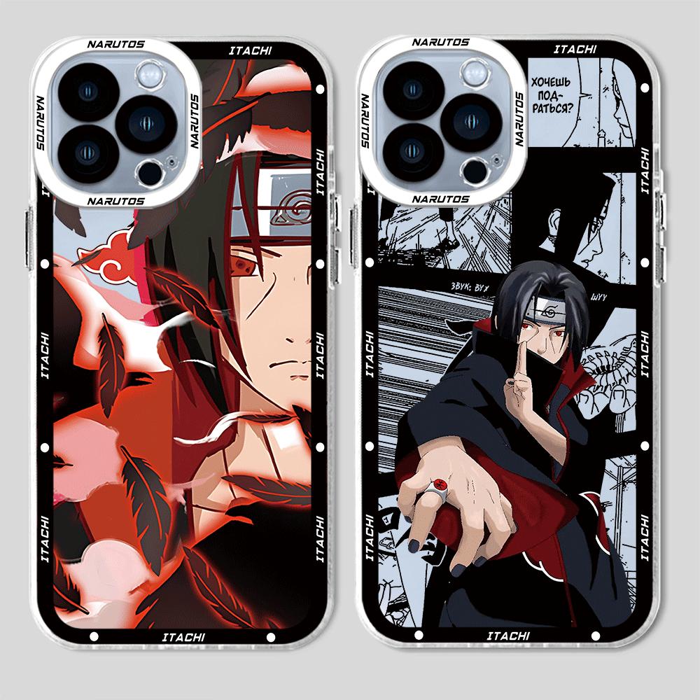 Akatsukis Uchiha Itachi Narutos Phone Case for iPhone 14 Plus XR X 13 Pro Max 12 Mini 11 Pro XS Max 7 8 Plus 15 Cover. 