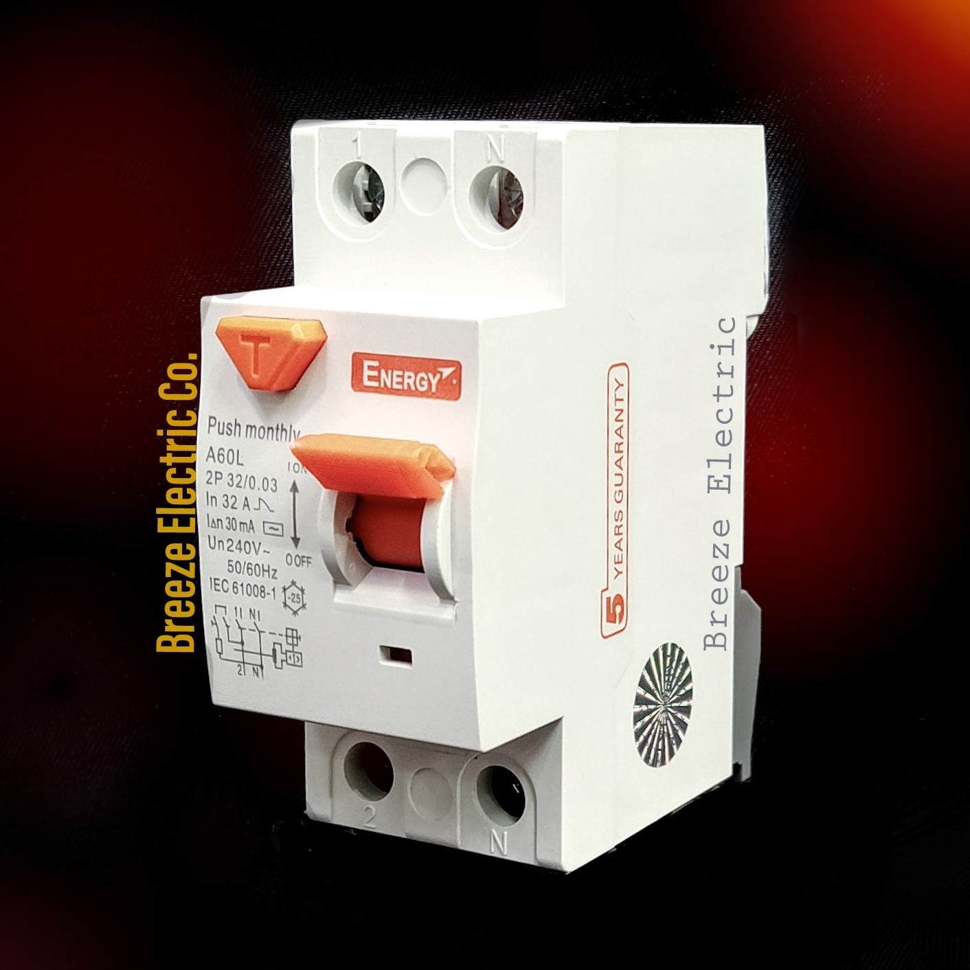 RCCB 63A DP 2 Pole Circuit Breaker. Energy.. 
