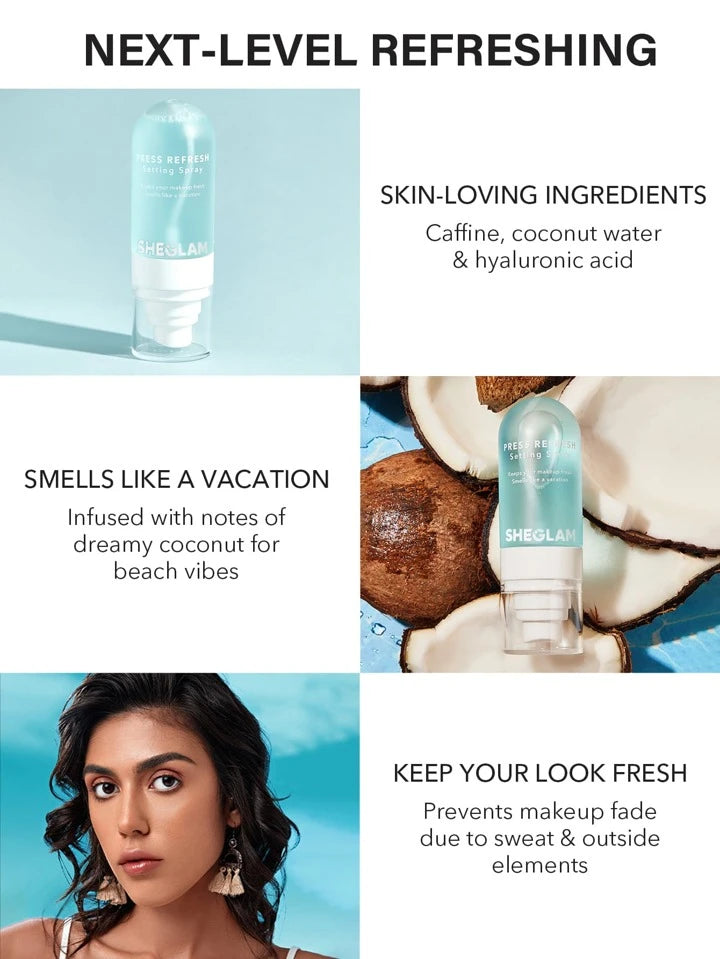 Sheglam – Press Refresh Setting Spray – 55ml. 