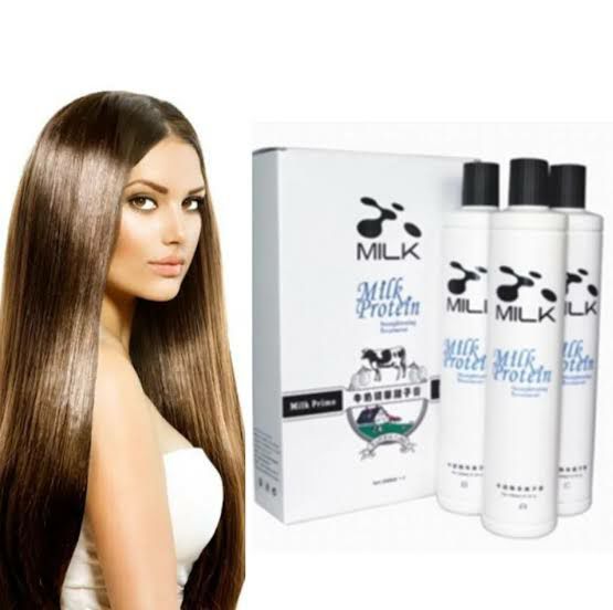 milk protein hair rebonding cream / permanent hair straightening cream is  specially designed for damage hair: Buy Online at Best Prices in Bangladesh  
