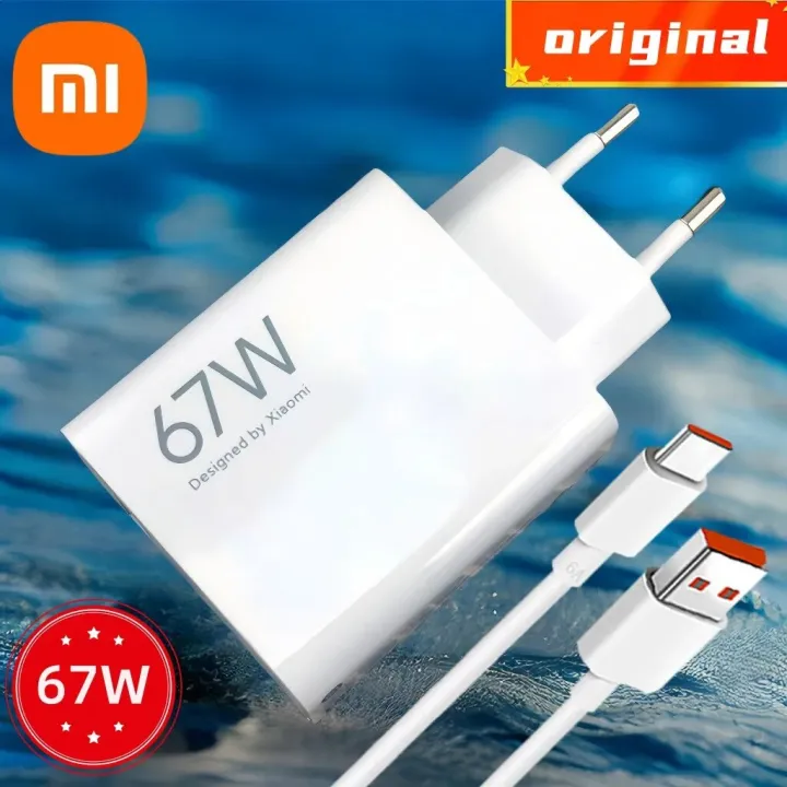 Poco F5 Charger 67W Original Xiaomi Turbo Fast Charge Adapter 6A Usb Type C Cable for Mi 13 Redmi Note 12 Pro Poco X5 X4 GT F4