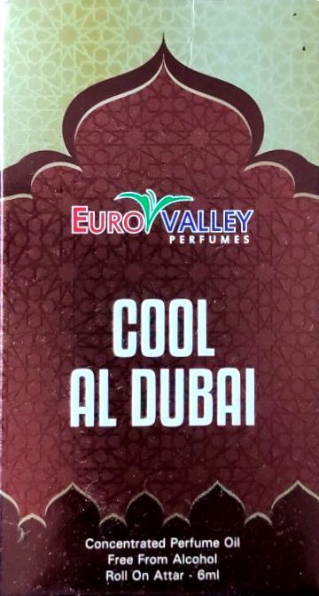 Euro Valley Cool Al Dubai Pocket Perfume Premium Roll-On Attar 6 ml