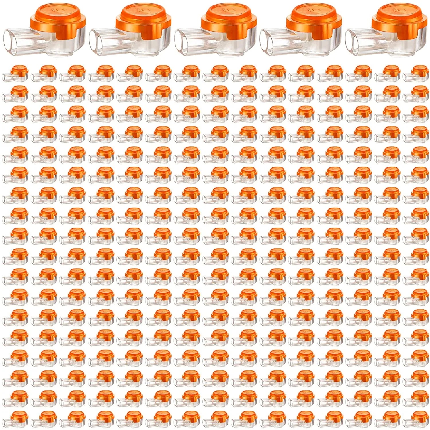 ZoeRax 100PCS K1 K2 K3 Connector Wire Splice Connector RJ45 RJ11 Wiring Ethernet Telephone Cable Cord UY2 Network Cable Terminal. 