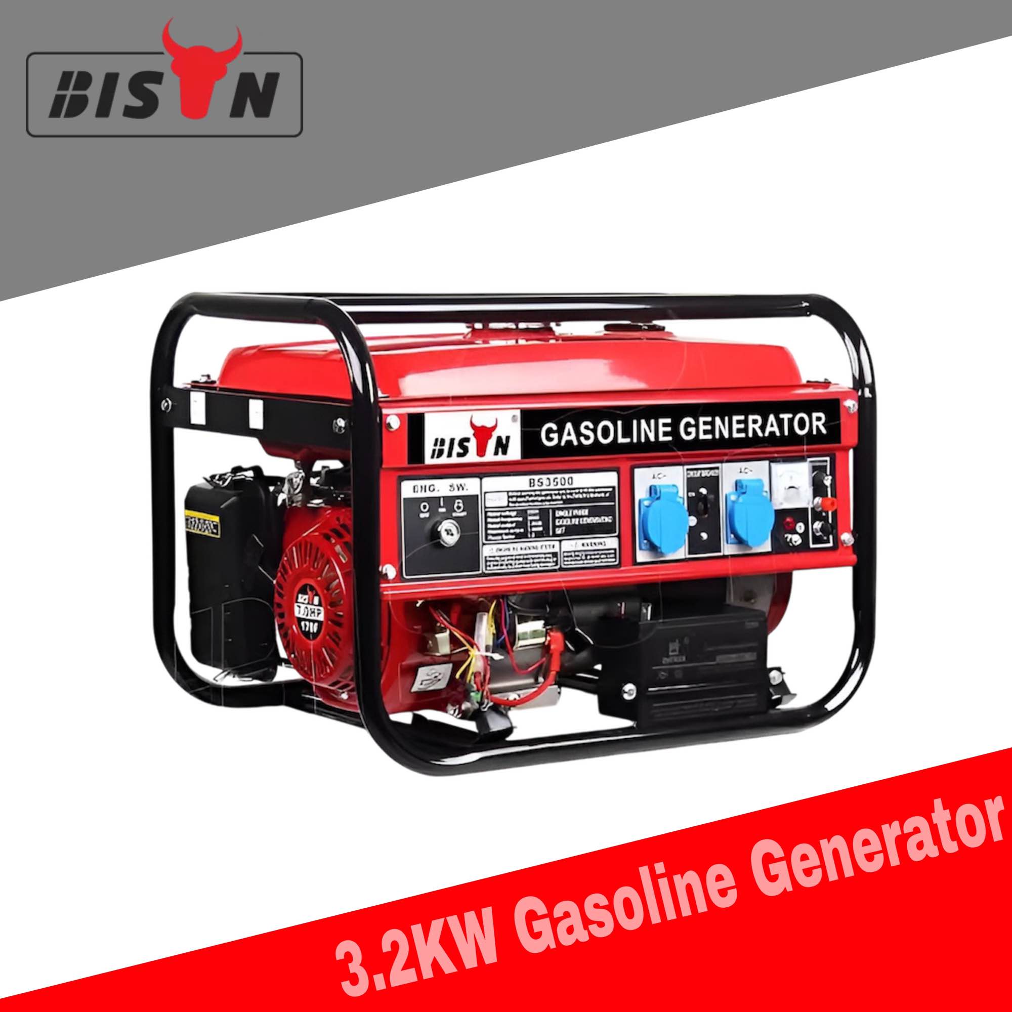 Generator 3.2 KW BISON 3500 Model  | BISON Gasoline Portable Generator