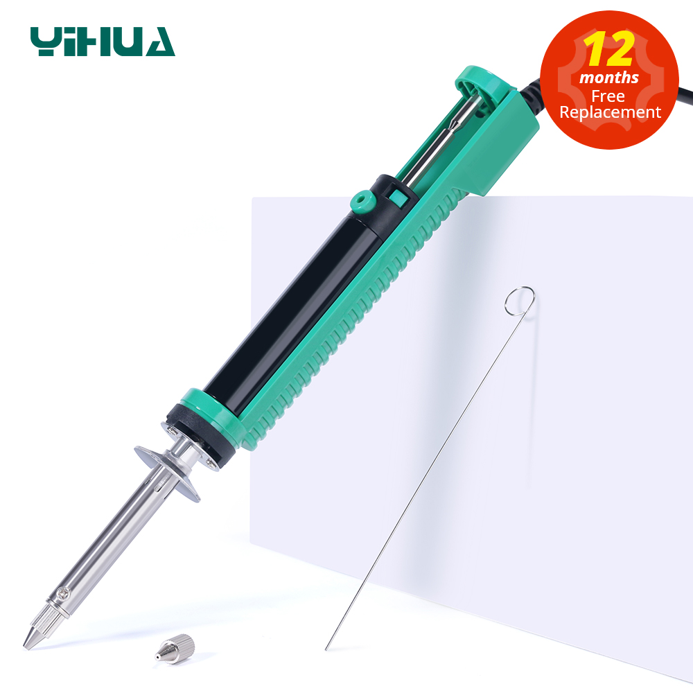 YIHUA 30W 929DV Electric Vacuum Desoldering Iron Suction Pump Iron Gun